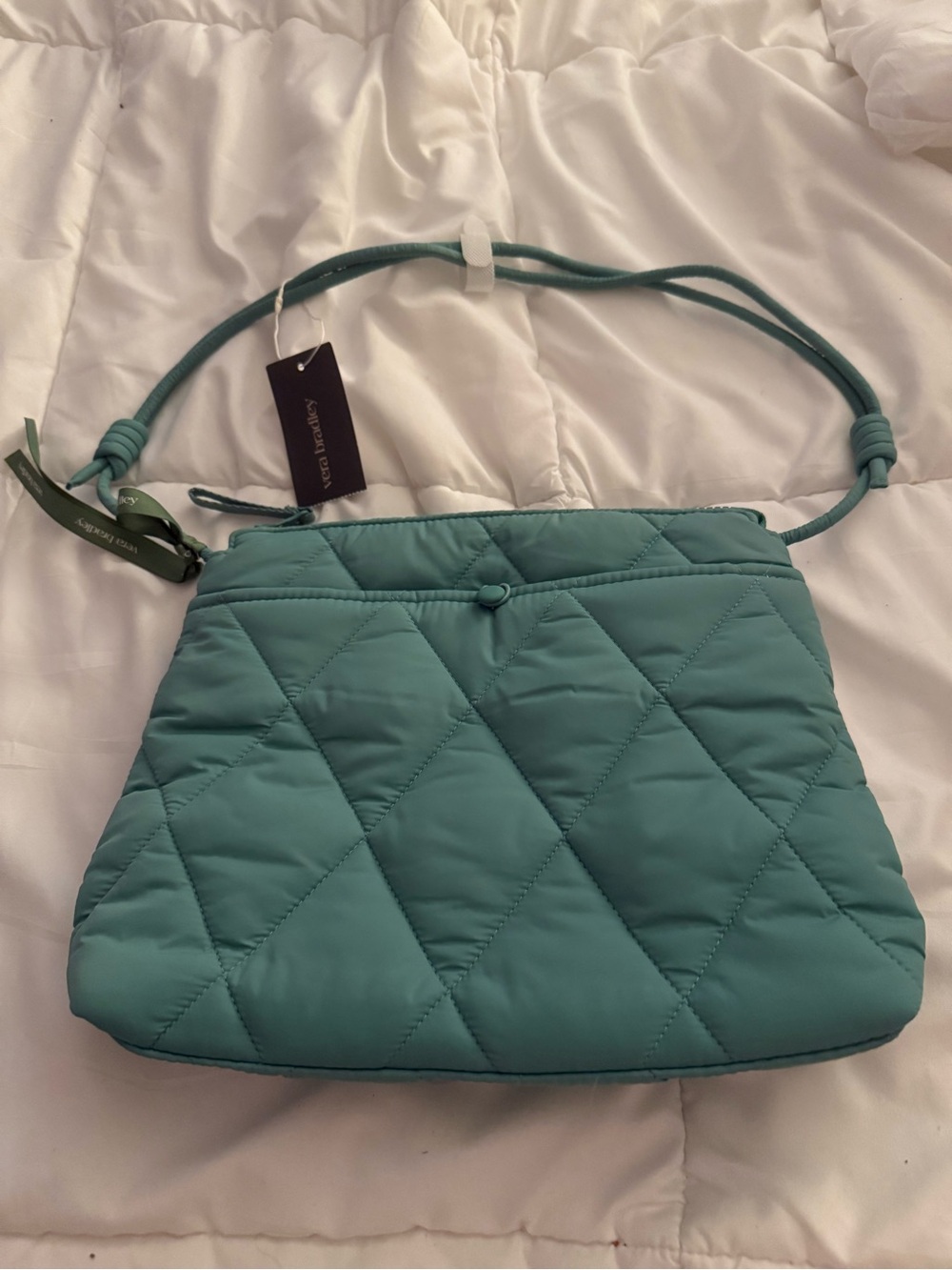 Vera Bradley Quilted Original Hipster Crossbody Bag - Beryl Green